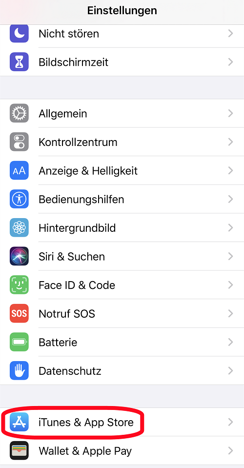 iTunes und App Store