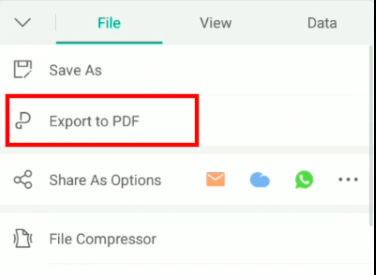 WPS Export to PDF