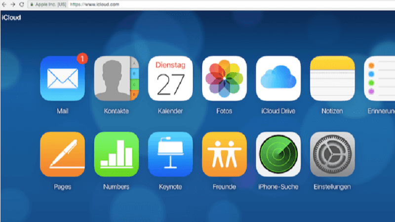 Tipps zum Anzeigen oder Wiederherstellen gelöschter Kontakte von iCloud.com
