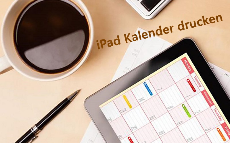 Kalender iPad drucken    