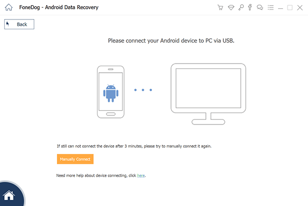 Übertragen Sie WeChat Dateien zwischen Computer und Android oder iPhone FoneDog Android Backup Conect USB