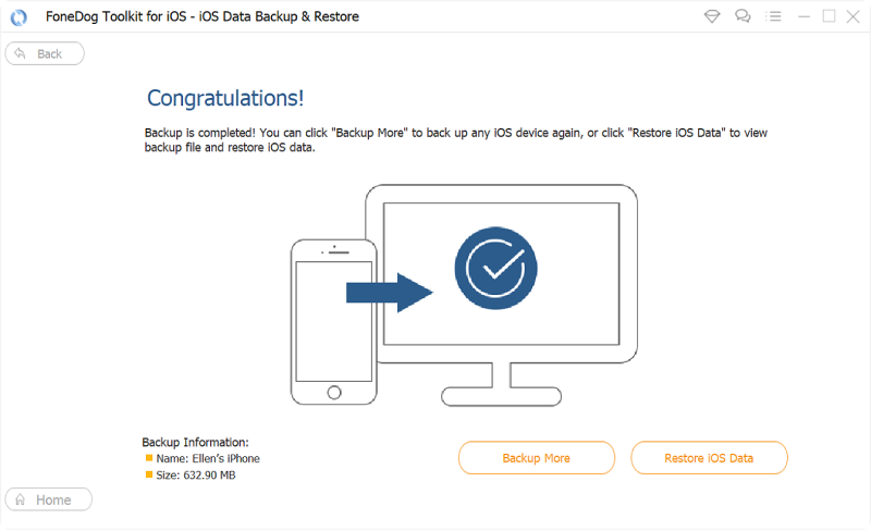 Sichern und Wiederherstellen von Textnachrichten mit FoneDog iOS Data Backup & Restore