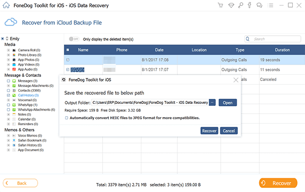 recover-icloud-Anrufverlauf-zu-PC