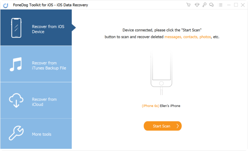 Laden Sie iOS Data Recovery herunter, installieren Sie es und starten Sie es