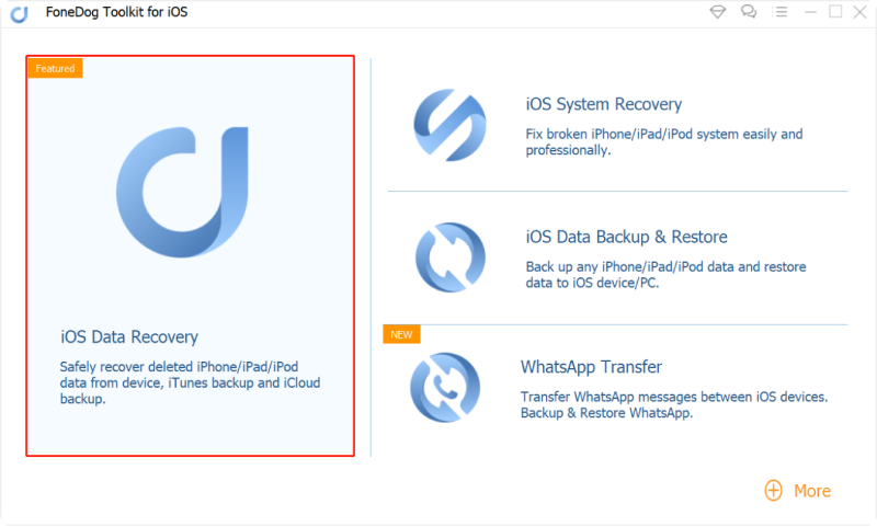 Verwalten gelöschter Daten mit iOS Data Recovery