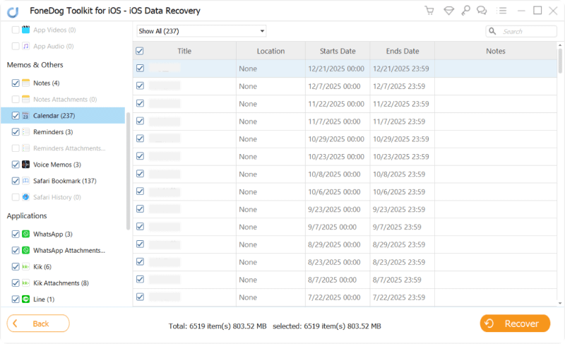 Speichern Sie PDF von Safari FoneDog Recover