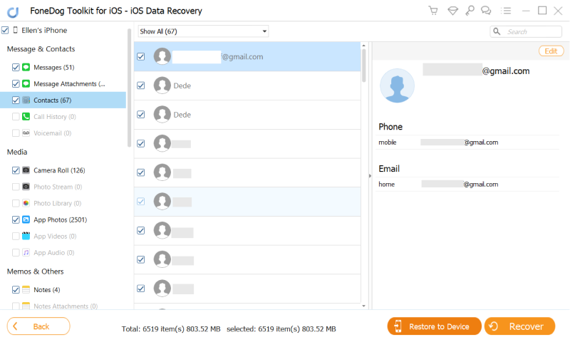 Top-Tool zur Behebung des Problems „Datenwiederherstellung kann nicht abgeschlossen werden“: FoneDog iOS Data Recovery