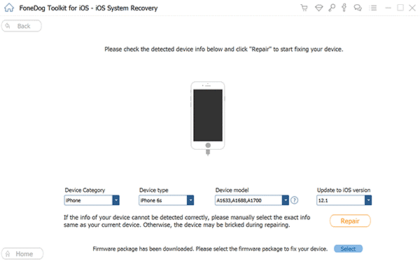 iPhone 6 entsperren: FoneDog iOS Systemwiederherstellung