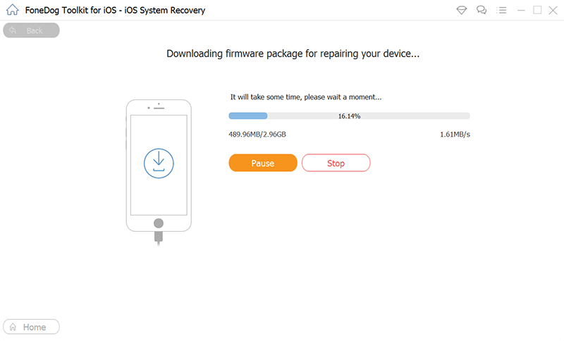 Beheben Sie das Problem „iPhone 14 lässt sich nicht einschalten“ – FoneDog iOS System Recovery: Firmware herunterladen