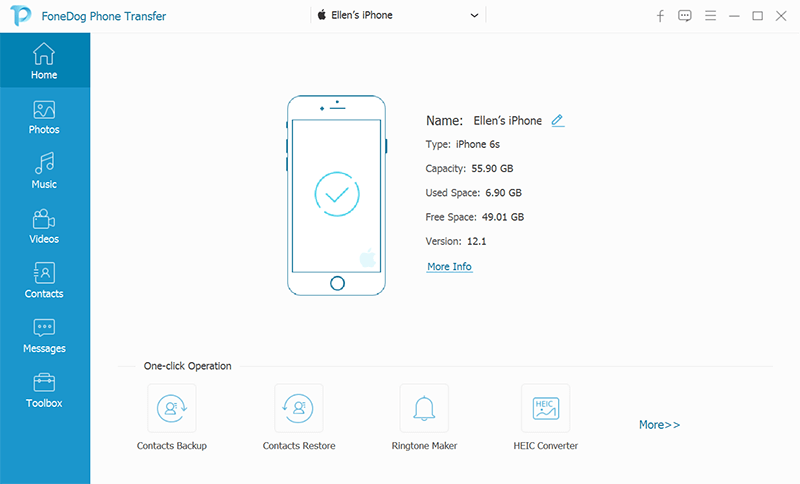 Verwenden Sie die Software, um Zedge-Klingeltöne auf das iPhone 6 zu übertragen