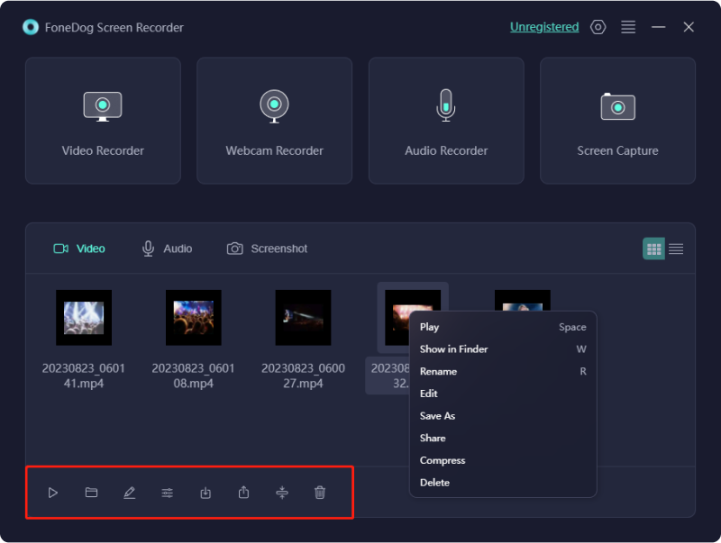 Beste Alternative für Vimeo Screen Recorder – FoneDog Screen Recorder: Aufnahmen bearbeiten