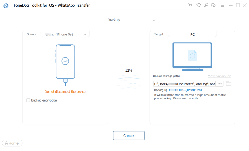 So können Sie mit FoneDog WhatsApp Datenübertragung WhatsApp in Google Drive sichern iPhone.