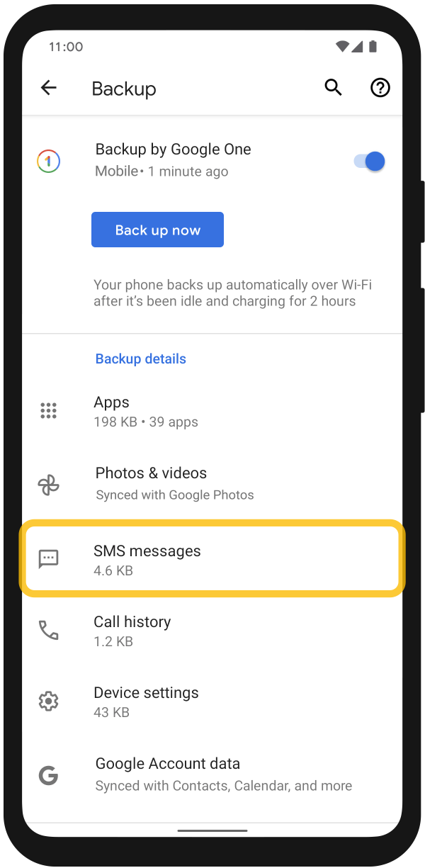 Gelöschte Nachrichten aus Google Backup wiederherstellen