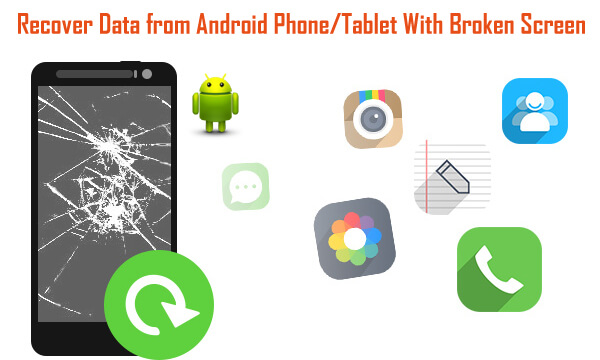 Wiederherstellen von Kontakten von Android mit Broken Screen