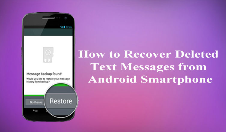 Wiederherstellen gelöschter Textnachrichten von Android Internal Storage