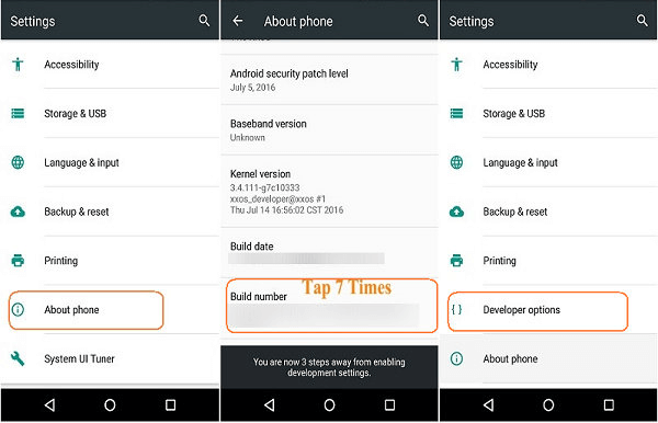 Aktivieren Sie das USB-Debuggen von Android 4.2