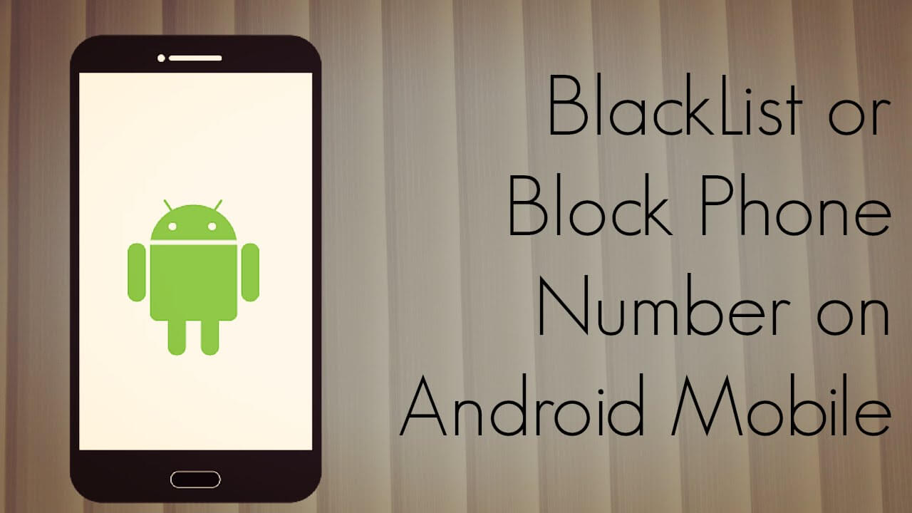 Blocknummer auf Android