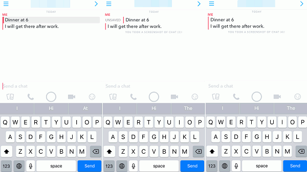 So können Sie in Snapchat gespeicherte Nachrichten löschen