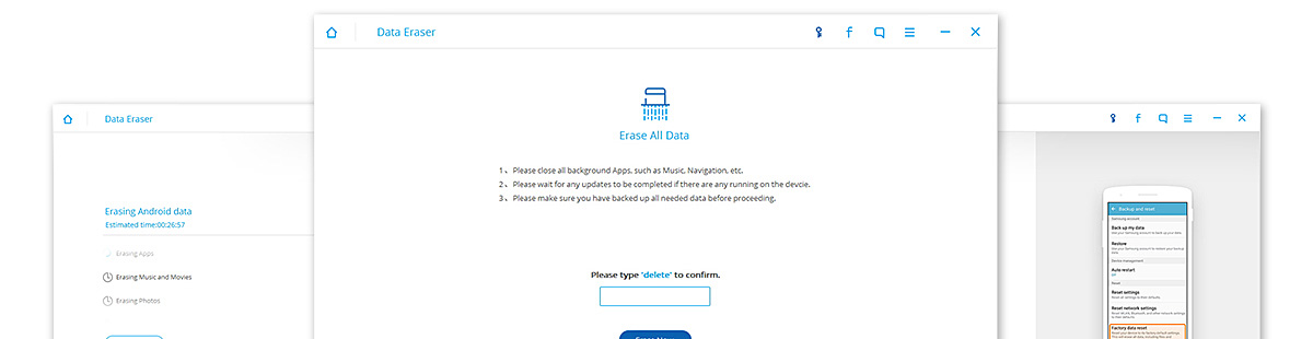 Fondog Android Data Eraser Banner