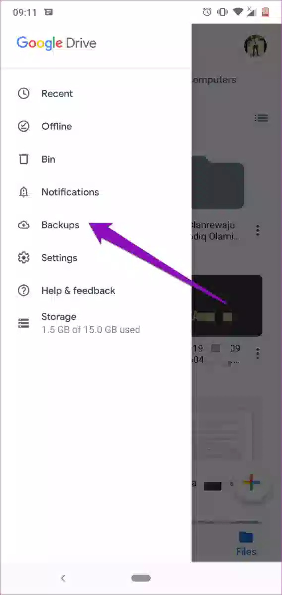 Stellen Sie gelöschte Fotos aus der Galerie auf Android mithilfe von Google Drive-Backups wieder her