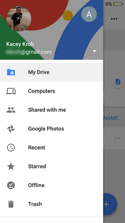 Gelöschte Videos auf Samsung mit Google Drive abrufen