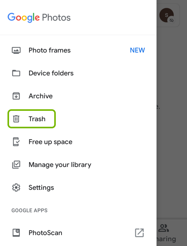 Holen Sie sich Videos zurück, die ich auf Android mit Google Fotos gelöscht habe