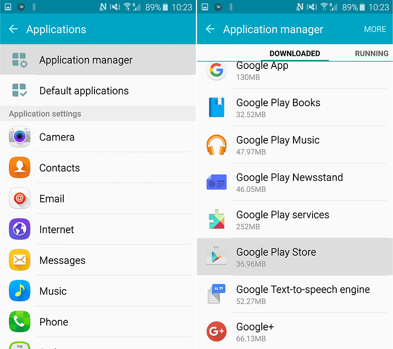 Google Play-Daten löschen