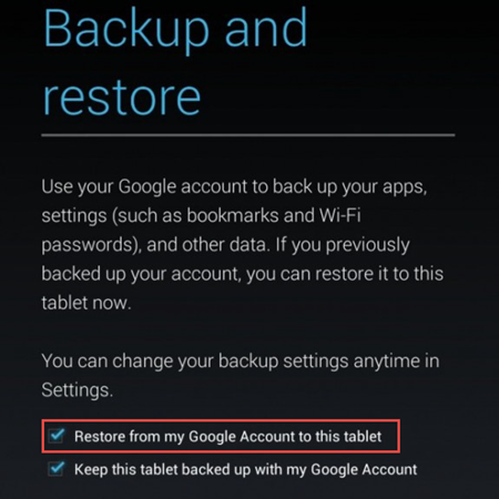 Wiederherstellen des Anrufverlaufs von Google Nexus With Backup