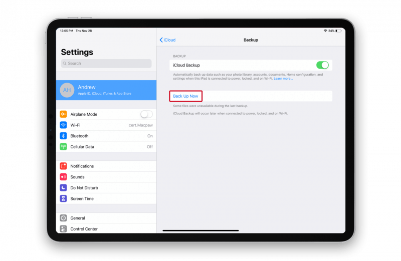 Warum muss das iPad auf die Werkseinstellungen zurückgesetzt werden?
