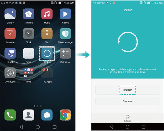 Huawei Backup-App