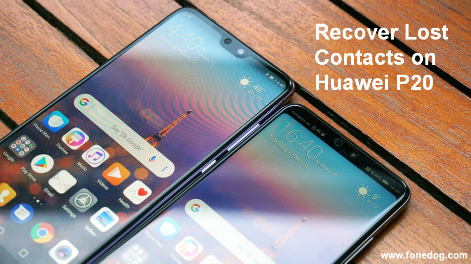 Stellen Sie die Huawei P20-Kontakte wieder her
