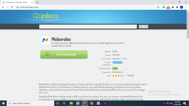 Installieren Sie Moborobo, um Apps von Android auf den PC zu übertragen