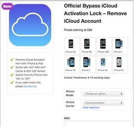 Bypass iCloud Activation Tool