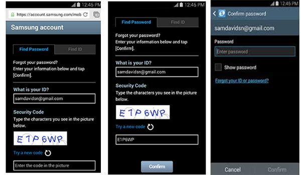 Umgehung des Samsung-Kontos durch Zurücksetzen der Einstellungen