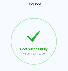 Kingroot App Root erfolgreich abgeschlossen
