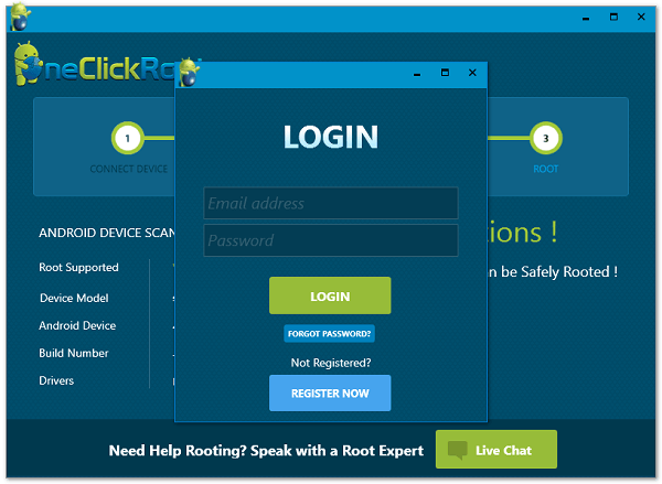 Oneclickroot Login