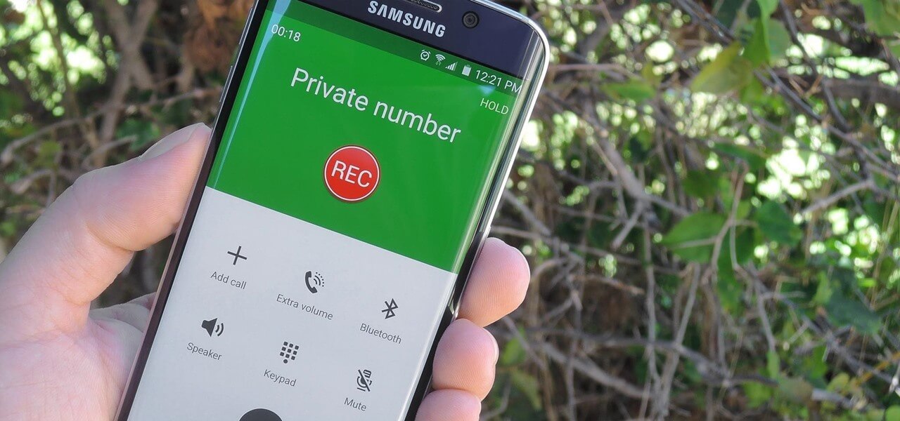 Telefonanruf aufzeichnen Samsung Galaxy S6-Telefon