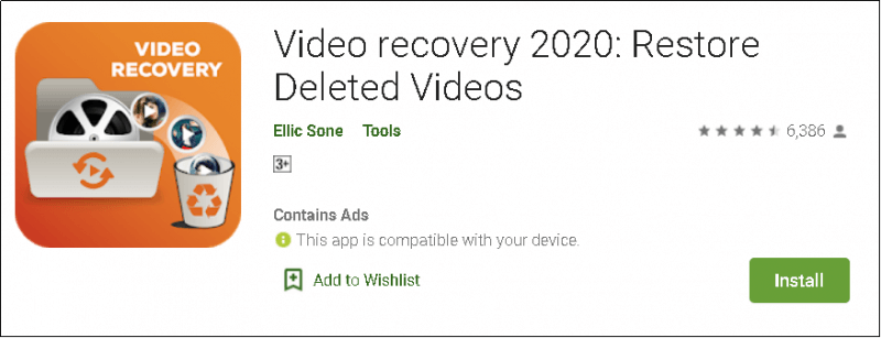 Mit Video Recovery 2020 können Sie gelöschte Videos kostenlos von Android wiederherstellen