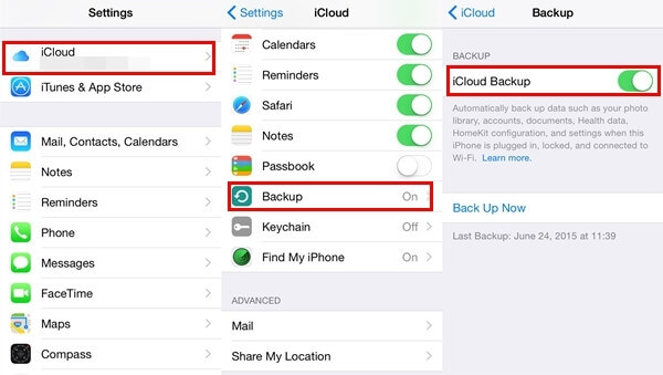 backup-messages-über-icloud-for-transfer