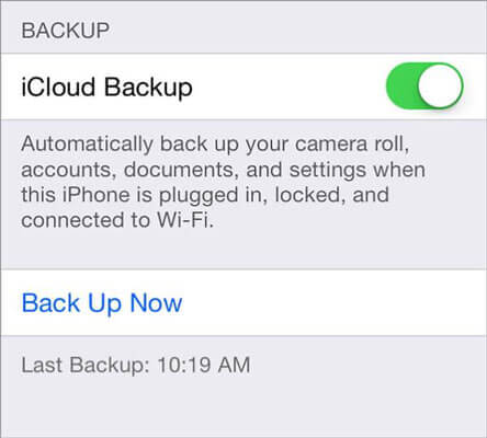 Backup iPhone auf Mac über iCloud