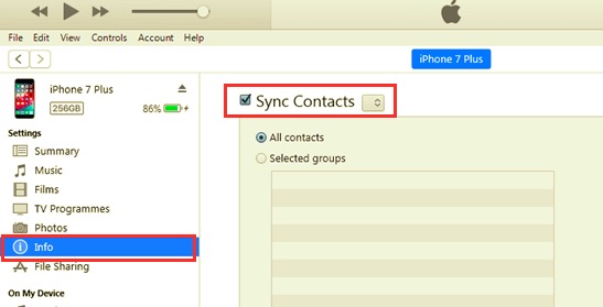 Übertragen Sie Kontakte vom iPhone auf den Mac mit einem USB-Kabel