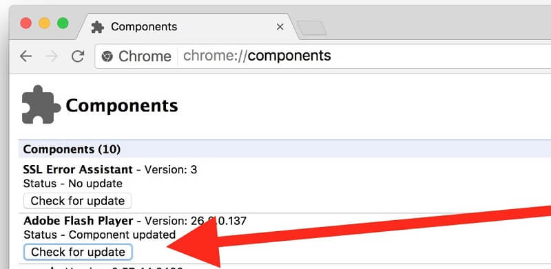 Fix Flash funktioniert nicht in Chrome