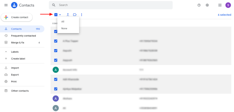 Exportieren von Kontakten aus Google Mail zum Übertragen von CSV vom PC auf das iPhone