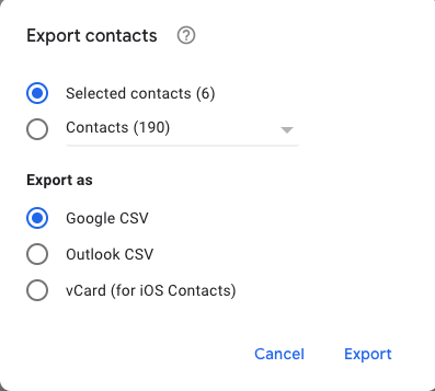 Sichern Sie Kontakte auf dem iPhone, indem Sie sie in CSV exportieren