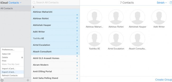 So exportieren Sie iPhone-Kontakte über iCloud