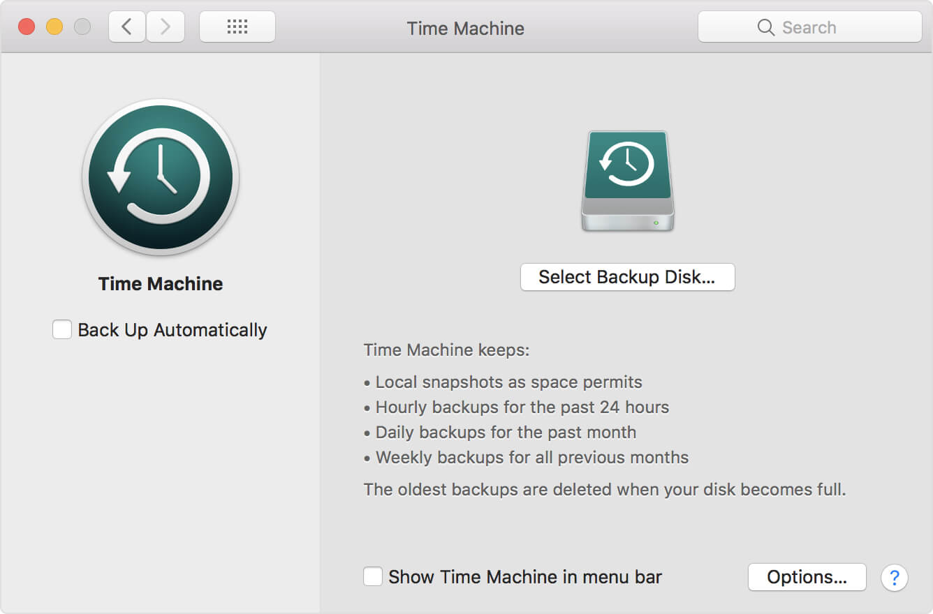 Gelöschten Verlauf auf dem Mac mithilfe von Time Machine wiederherstellen