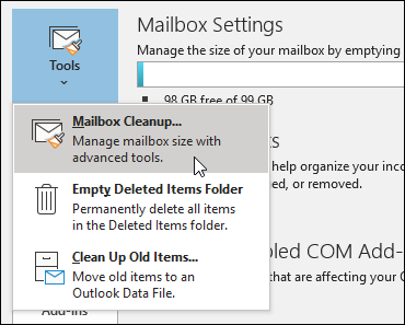 Siehe Postfachgröße zum Korrigieren von Outlook PST kann nicht gefunden werden