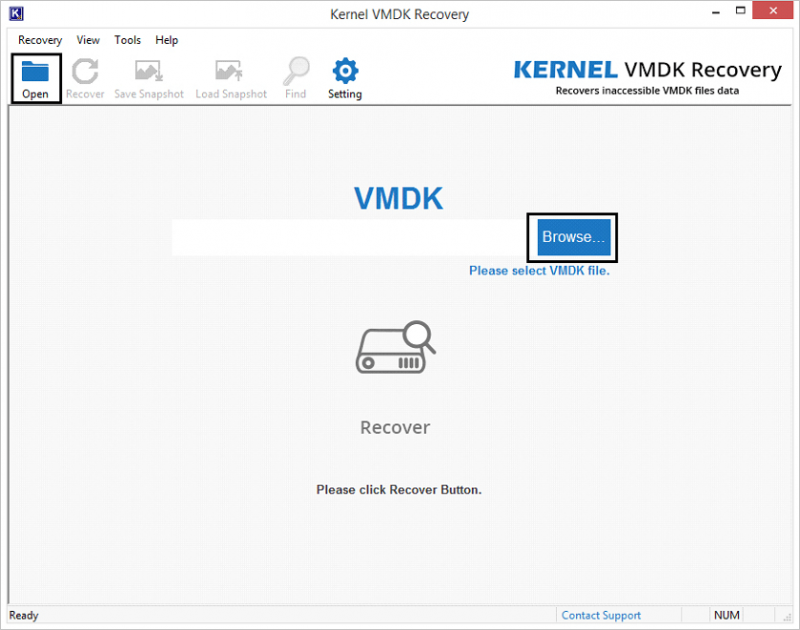 Kernel VMDK-Wiederherstellung