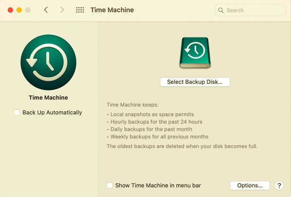 Verwenden Sie Time Machine, um eine verlorene Datei wiederherzustellen