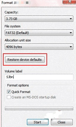 Windows Explorer als SD-Kartenreparatur-Tool